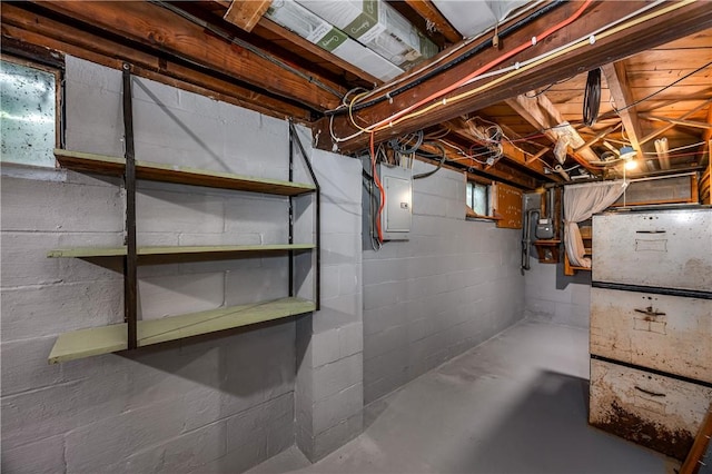 132 W Main St, Greenville Boro Mer, PA 16125 - basement with electric panel