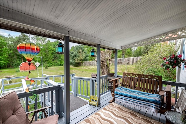 132 W Main St, Greenville Boro Mer, PA 16125 - view of wooden deck