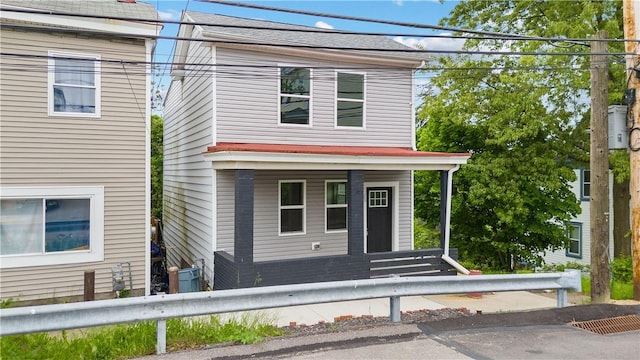 23 Saint Thomas St, South Side, PA 15203 - view of front of house with covered porch