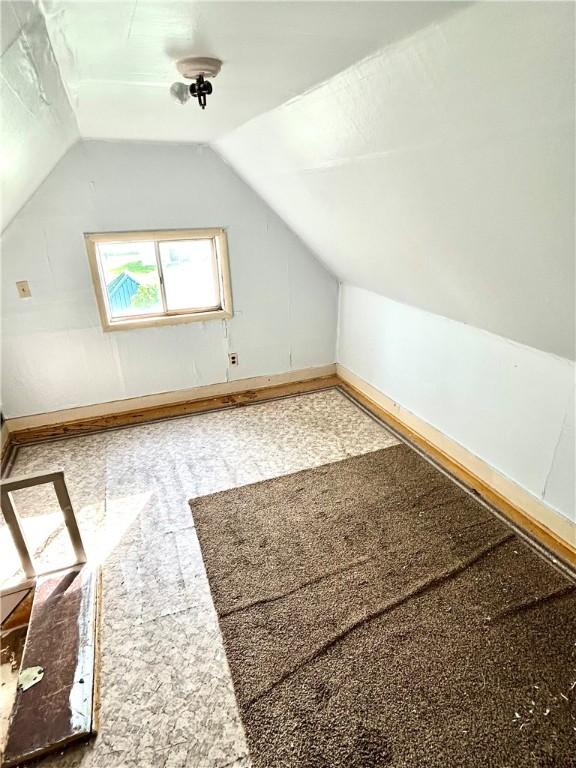 402 Vine St, South Connellsville, PA 15425 - bonus room with lofted ceiling