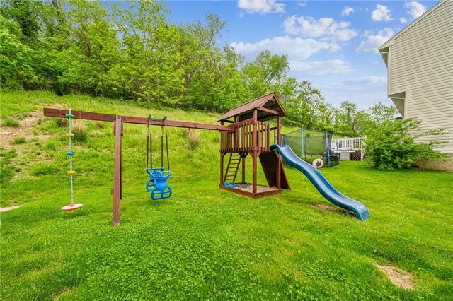 2034 Meadowridge Dr, North Strabane, PA 15301 - view of playground with a yard