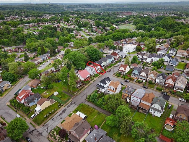 3316 Alberta St, Munhall, PA 15120 - aerial overview of property's location featuring nearby suburban area