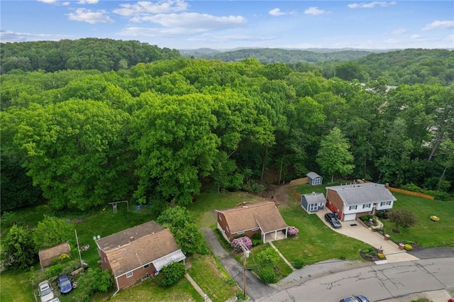 161 Reaghard Dr, West Deer, PA 15024 - aerial overview of property's location featuring a heavily wooded area