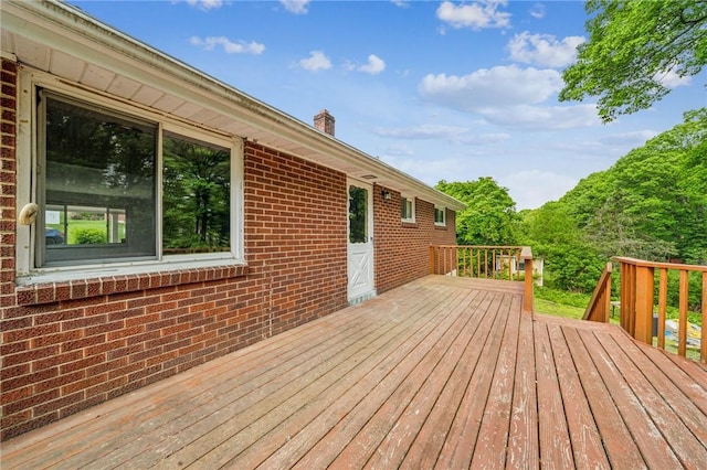 161 Reaghard Dr, West Deer, PA 15024 - view of wooden deck