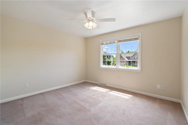 815 Kira Cir, Cranberry Twp, PA 16066 - empty room featuring a ceiling fan, baseboards, and carpet floors