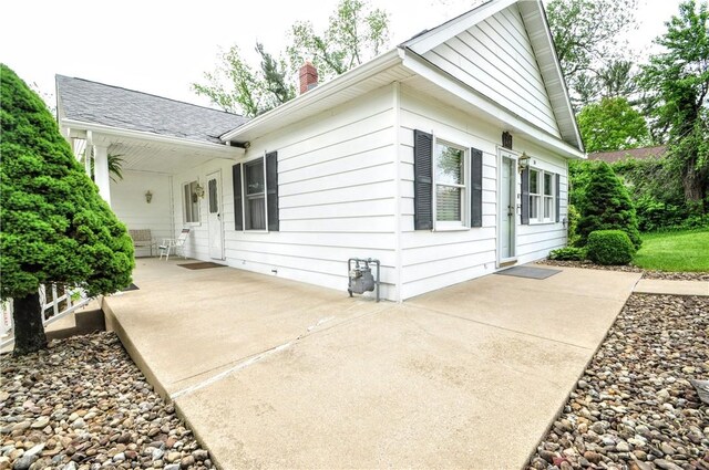 24 N St, Smith, PA 15004 - view of side of property featuring a patio and a chimney