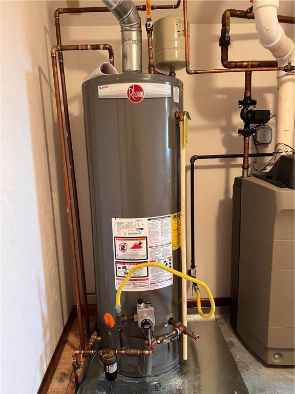 utilities with gas water heater