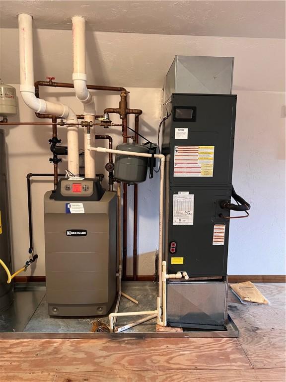 utilities featuring a heating unit