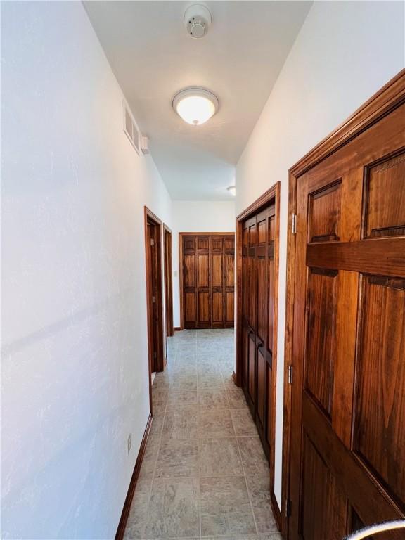 hall with baseboards