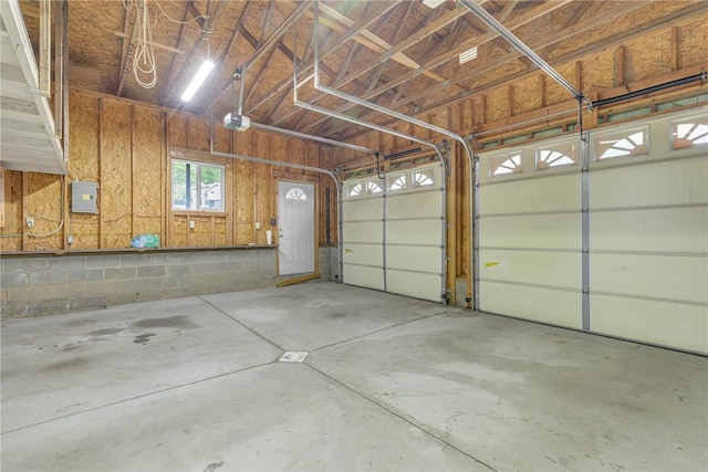 907 3rd St, Baden, PA 15005 - garage with concrete block wall