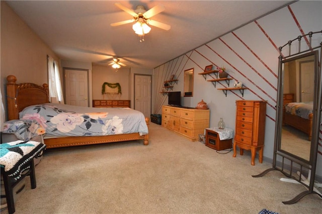 43 Bellevue Ave, West View, PA 15229 - carpeted bedroom with ceiling fan
