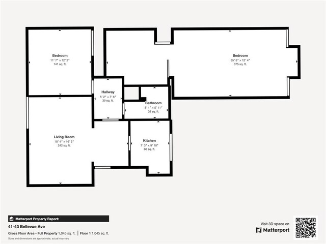 43 Bellevue Ave, West View, PA 15229 - home floor plan