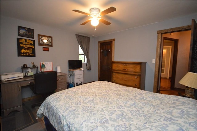 43 Bellevue Ave, West View, PA 15229 - bedroom featuring a ceiling fan