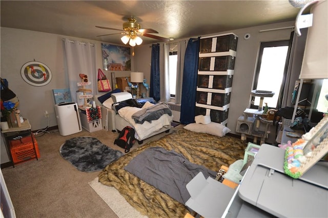 43 Bellevue Ave, West View, PA 15229 - bedroom featuring carpet and a ceiling fan