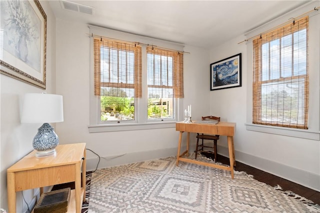 800 4th St, Beaver, PA 15009 - home office with baseboards and wood finished floors