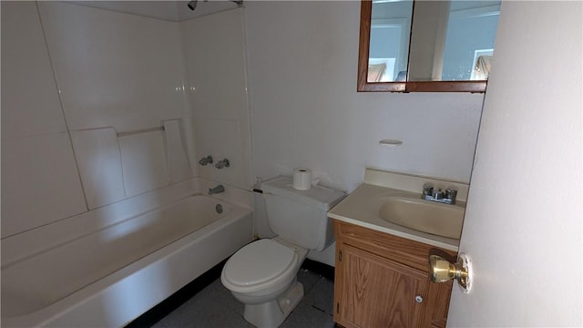 315 Lowell St, East Liberty, PA 15206 - bathroom featuring toilet, shower / bathtub combination, and vanity
