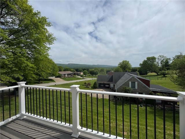 44 Heritage Hills Rd, South Union Twp, PA 15401 - wooden deck with a yard