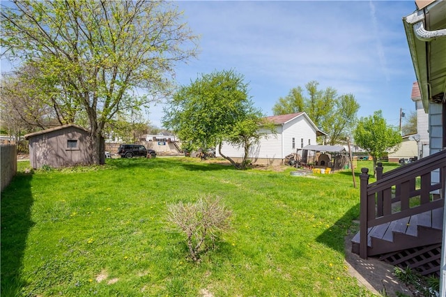 106 Level St, Bentleyville, PA 15314 - view of yard with an outbuilding and a storage shed