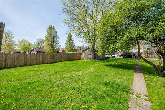 106 Level St, Bentleyville, PA 15314 - view of yard featuring a storage unit and an outdoor structure