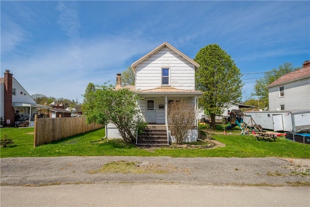 106 Level St, Bentleyville, PA 15314 - view of front of house with a porch