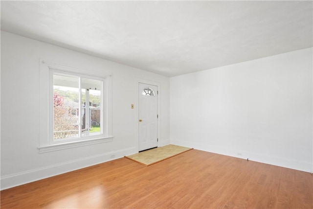 106 Level St, Bentleyville, PA 15314 - foyer featuring wood finished floors and baseboards