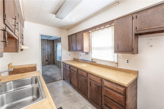 1028 Woodland Ave, Port Vue, PA 15133 - kitchen with a sink and light countertops