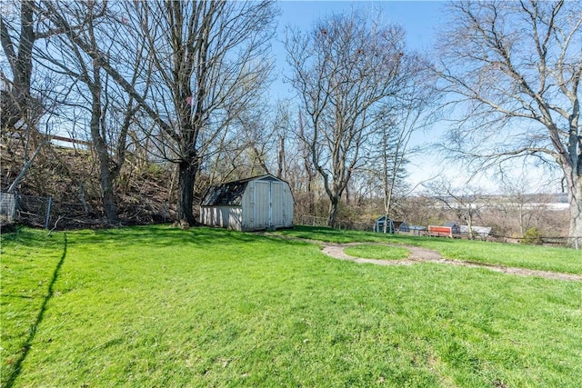 1028 Woodland Ave, Port Vue, PA 15133 - view of yard with a storage unit and an outbuilding