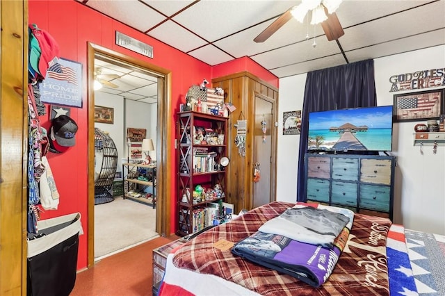199 Latimer Ave, North Strabane, PA 15363 - carpeted bedroom with ceiling fan