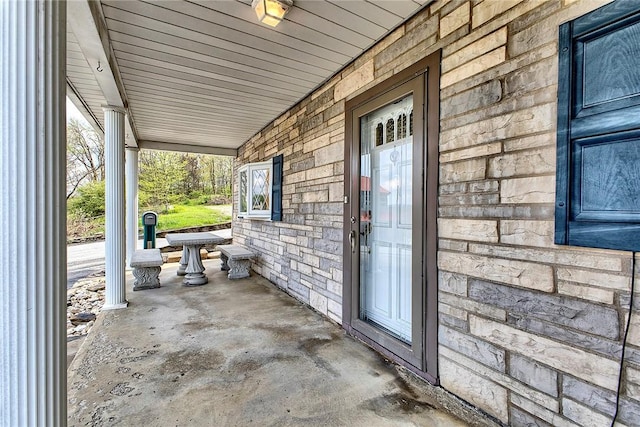 190 W Main St, Donegal Wml, PA 15628 - view of patio / terrace featuring a porch