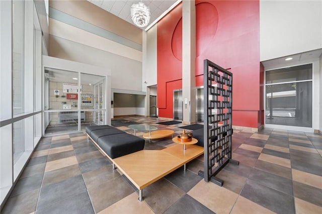 5570 Centre Ave Unit 403, Shadyside, PA 15232 - building lobby with a towering ceiling