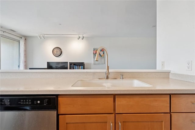 5570 Centre Ave Unit 403, Shadyside, PA 15232 - kitchen featuring dishwasher, a sink, and open floor plan