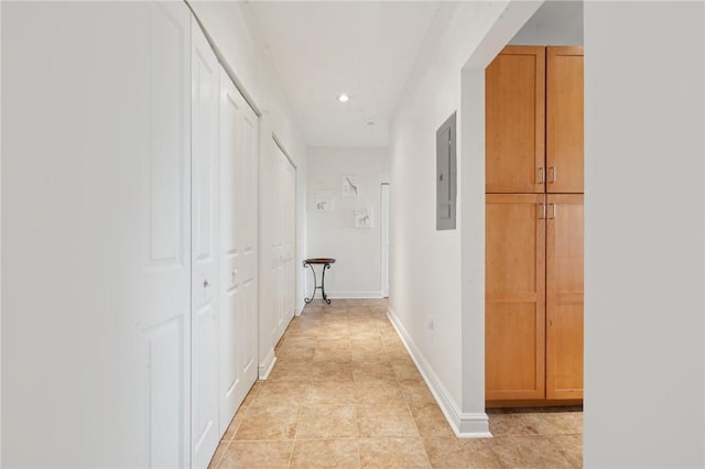 5570 Centre Ave Unit 403, Shadyside, PA 15232 - hallway with recessed lighting and light tile patterned floors