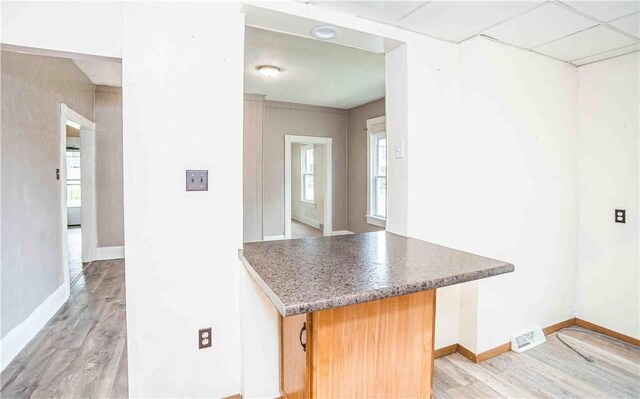 969 Water St, Indiana Boro, PA 15701 - kitchen featuring light wood-style floors, plenty of natural light, and baseboards