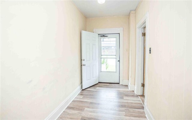 969 Water St, Indiana Boro, PA 15701 - doorway with light wood-style floors and baseboards