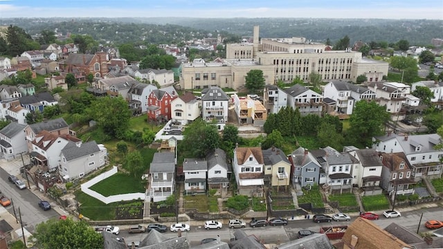 130 Prospect St, Mt Washington, PA 15211 - aerial view of property and surrounding area with nearby suburban area