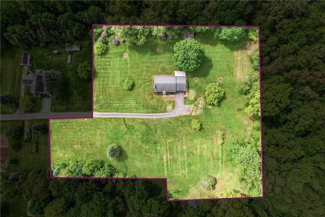 35 Kenmore Rd, West Salem Twp, PA 16125 - aerial view of property and surrounding area featuring property parcel outlined