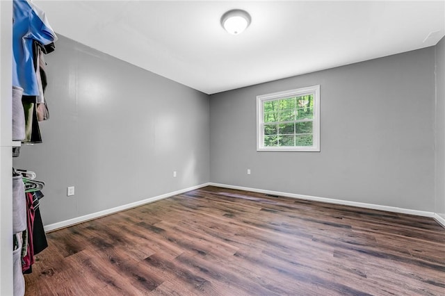 431 Mount Morris Rd, Kirby/Mtmorris, PA 15349 - spare room featuring wood finished floors and baseboards