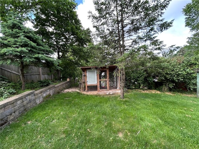508 Woodside Rd, Forest Hills Boro, PA 15221 - view of yard featuring exterior structure and an outdoor structure