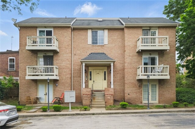 3289 Dawson St Unit 1, Oakland, PA 15213 - multi unit property featuring a balcony, brick siding, and french doors
