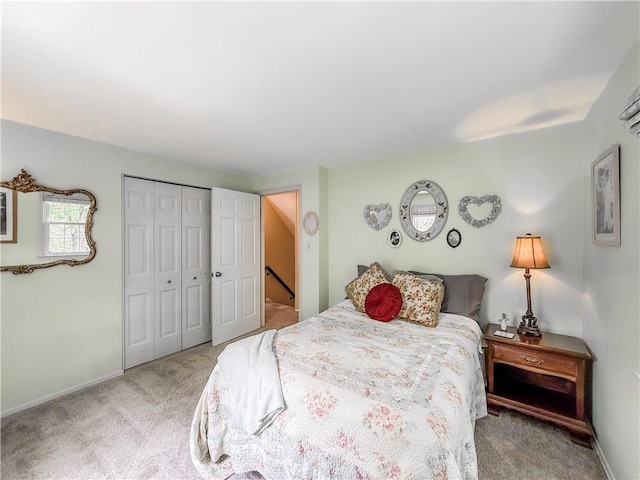 2388 Mill Grove Rd, Upper St Clair, PA 15241 - bedroom featuring carpet flooring, a closet, and baseboards