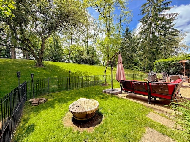 2388 Mill Grove Rd, Upper St Clair, PA 15241 - view of yard featuring a patio