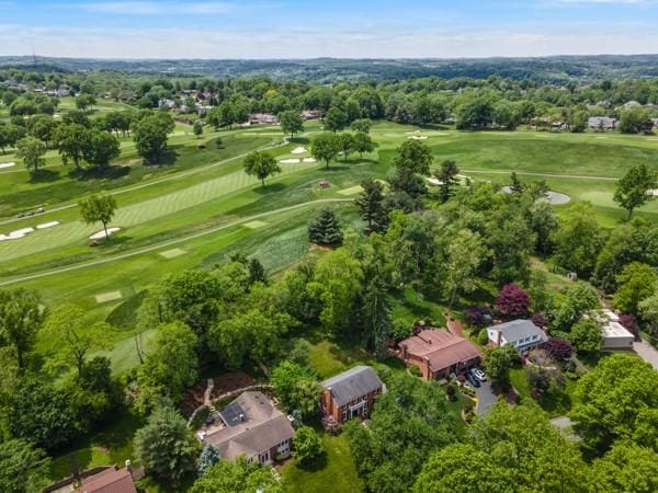 2388 Mill Grove Rd, Upper St Clair, PA 15241 - bird's eye view of a golf course and a tree filled landscape