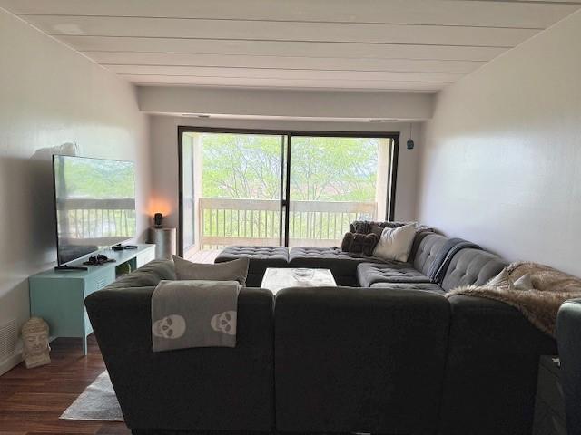 2034 Swallow Hill Rd Unit 329, Scott Twp Sal, PA 15220 - living area with plenty of natural light and dark wood-type flooring