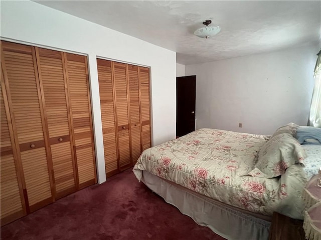 277 Widmer Ave, Lower Burrell, PA 15068 - carpeted bedroom featuring two closets