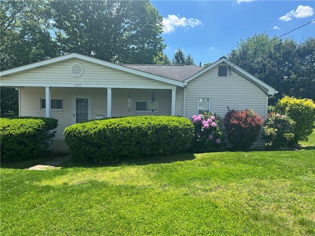 277 Widmer Ave, Lower Burrell, PA 15068 - view of side of property with a yard and a porch