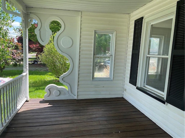 218 S Mercer, Linesville Boro, PA 16424 - view of deck