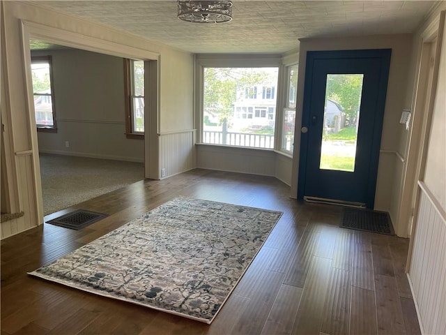 218 S Mercer, Linesville Boro, PA 16424 - foyer featuring plenty of natural light and wood-type flooring