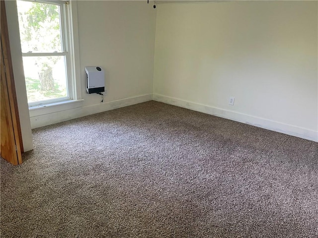 218 S Mercer, Linesville Boro, PA 16424 - carpeted spare room featuring heating unit and baseboards
