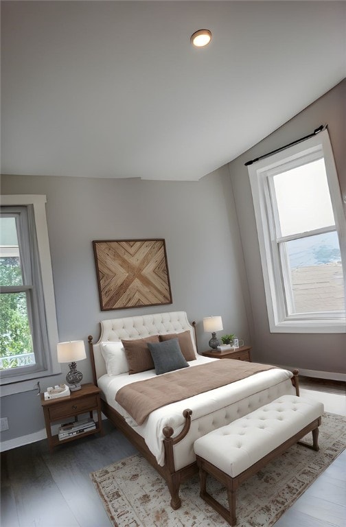 218 S Mercer, Linesville Boro, PA 16424 - bedroom featuring wood finished floors and recessed lighting