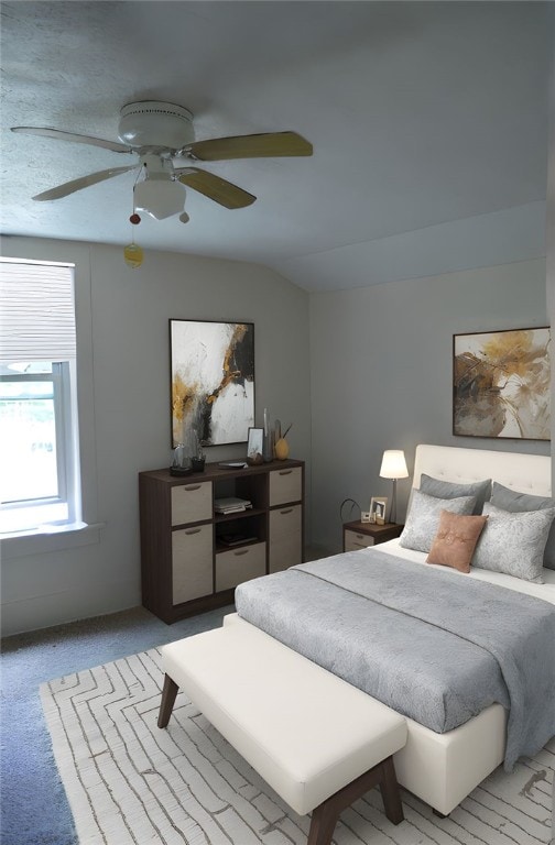 218 S Mercer, Linesville Boro, PA 16424 - bedroom with light carpet and ceiling fan